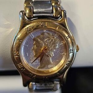 Vintage Mint Time Mercury Dime Womens Watch